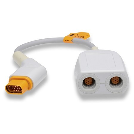 CABLES & SENSORS Draeger Compatible IBP Adapter Cable - Round, 7-Pin Connector, Keyed IC-S-SM2/20